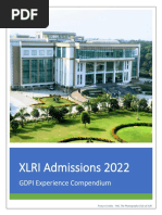 XLRI Admissions 2022 - GDPI Compendium