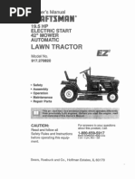 Craftsman Mower Owner Manual