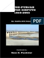 Sindh-Punjab Water Dispute 1858-2003 by Rasul Bux Palijo