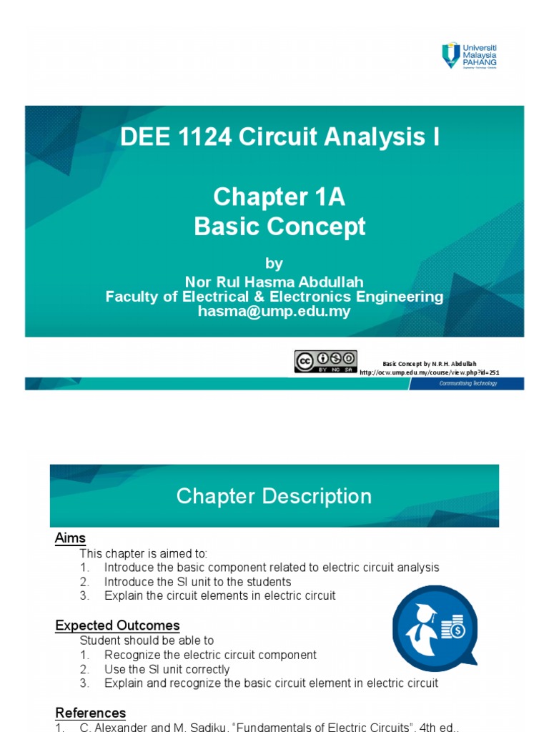 Circuit Analysis Chapter 1 Notes | PDF | Electrical Network | Voltage