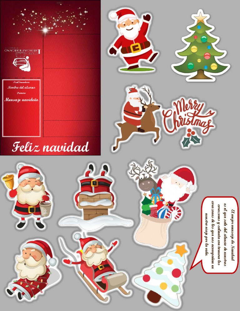 Plantilla de Tarjeta Navideña | PDF