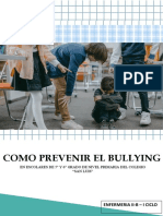 Como Prevenir El Bullying en Escolares de 5