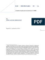 Propuesta para fijar el ámbito de aplicación de la Sentencia C-372/02 sobre responsabilidad disciplinaria en la delegación