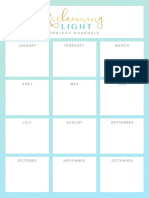 Reclaiming Light One Year Project Planner