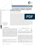 Life Cycle Assessment of Polyols For Polyurethane