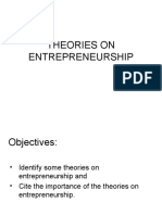 C1 L3. Theories On Entrepreneurship