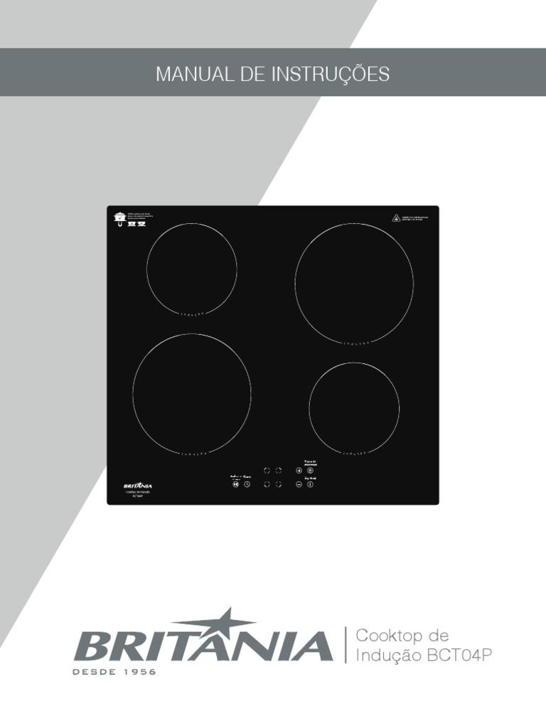Manual Cooktop Indução Bct04p 065902005 PDF