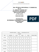 Estaditica Asistencia 22-23