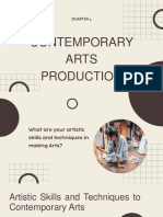 Contemporary Arts Production