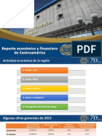 Reporte Económico y Financiero de Centroamérica 2015
