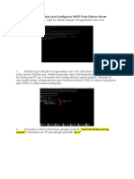 Penginstalan DHCP Server