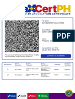 Vaccination Certificate