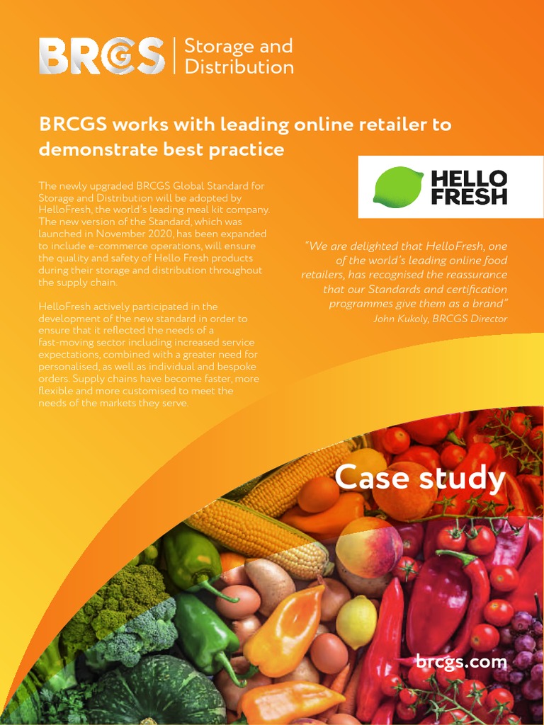HelloFresh Adopts New BRCGS Standards | PDF | Computers