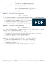 DS Equations Differentielles Bis