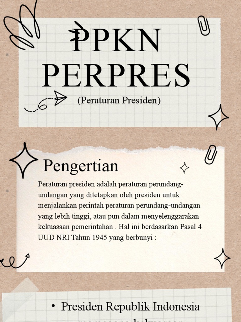 Proses dan Materi Perpres Indonesia | PDF | Ilmu Sosial | Hukum