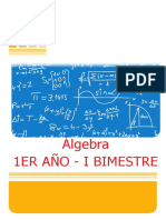 Algebra 1ro Secundaria - Pamer