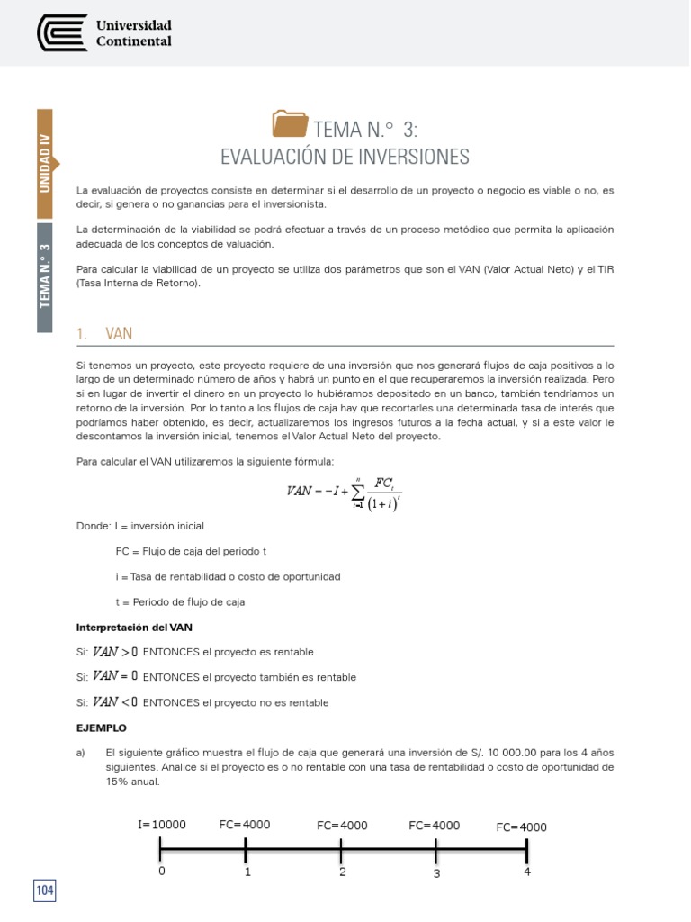 AR 02 Evaluación de Inversiones | PDF | Tasa interna de retorno | Comercio