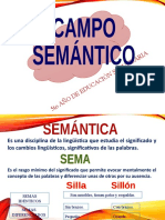 CAMPO SEMANTICO - 5TO SECUNDARIA