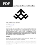 Grandes Mentiras de Gustavo Brondino