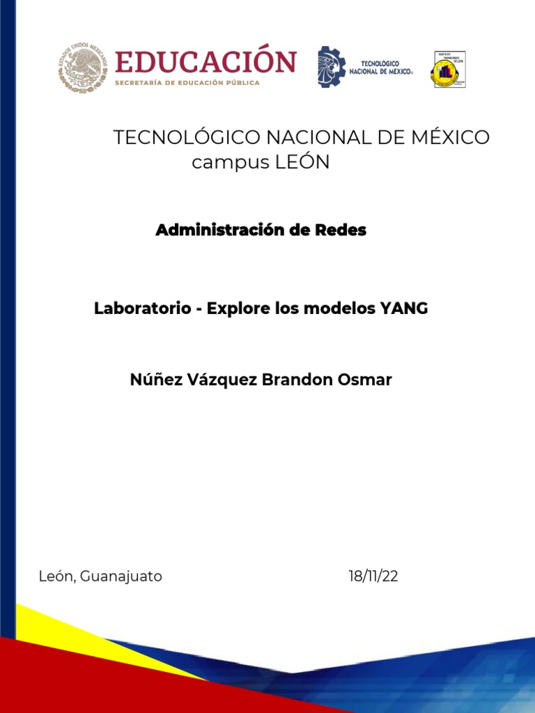 Explorando modelos YANG usando la herramienta Pyang | PDF | Archivo de ...