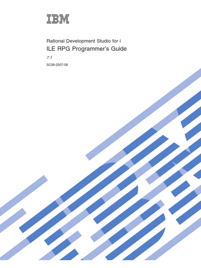 ILE RPG Programming Guide | Ibm Rpg | Ibm System I | Free 30-day Trial ...