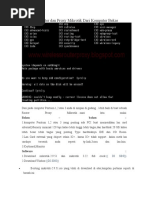 Cara Backup dan Export Mikrotik | PDF