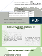 Evidencia 3: Facultad de Contaduría Pública Y Administración Universidad Autónoma de Nuevo León