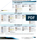 Updated Final Datesheet Sessional 2 Exam Fall 2022