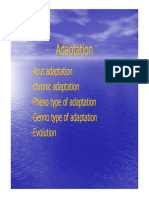 Adaptation and Training Methods