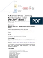 Advanced Deep Learning For Computer Vision
