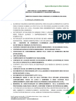 Lista de Documentos Exigidos Atividades Economicas LO Primeira Vez