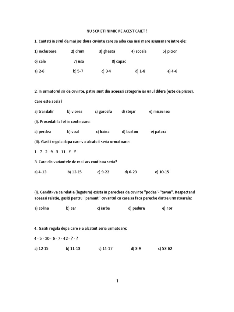 Arborele Si Gradele de Rudenie Exam Psihologic | PDF