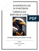 Manifiesto Del Partido Liberal Republicano - V1