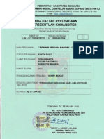 TANDA DAFTAR PERUSAHAAN