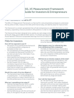 ESG - VC Measurement Framework User Guide