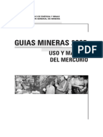 Guías Mineras 2005 - Uso y Manejo Del Mercurio