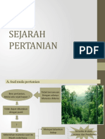 Sejarah Pertanian