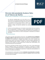 El Análisis Del ICP A Los Discursos de Petro.