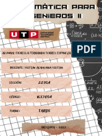 Matemática para Ingenieros II