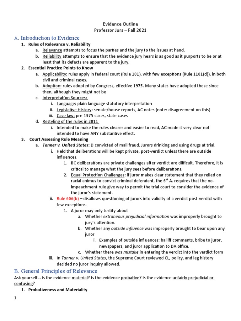 Types of Evidence in Legal Practice | PDF | Witness Impeachment | Hearsay