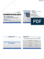 Instalação da tomada de força PTO