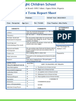 Tiwa Report Card