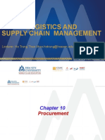 2022 Logistics 09 Chap 10 Procurement