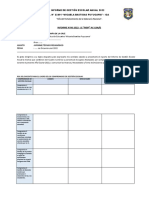 2022 INFORME DE GESTIÓN ESCOLAR ANUAL 2022 DEL DOCENTE DE AULA Primaria FORMATO