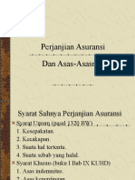 Asuransi Perjanjian Asuransi