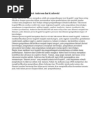 Taksonomi Bloom – Revisi Ranah Kognitif Kerangka Landasan 