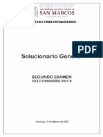 Solucionario General 2do Examen Pre Ordinario 2021-II