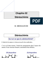 Chapitre II - Sétéréochimie B. MESSAOUDI - 04!03!2022