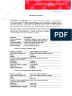 Informe Psicosocial NNA en situación de riesgo