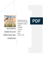 SECUENCIA DIDACTICA DE PRACTICAS DEL LENGUAJE Textos de Estudio Ejemplo 1-1